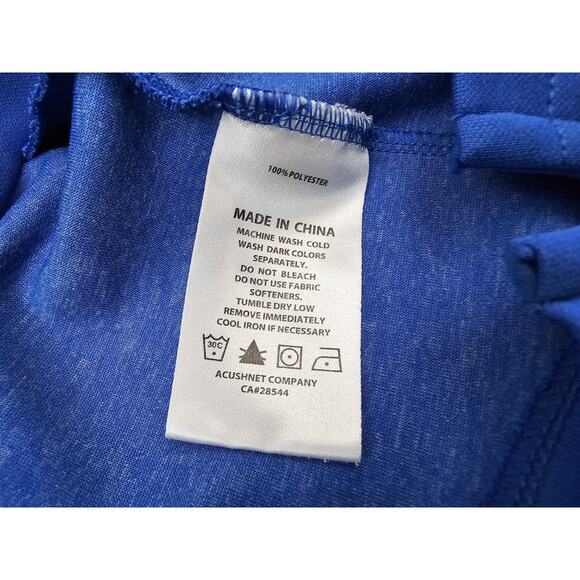 FootJoy Vest Mens Large Heather Yoke Blue 1/2 Zip Pullover Golf Outdoors - Picture 13 of 16